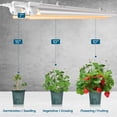 thumbnail image 5 of LED Grow Lights for Indoor Plants, T8 2FT 96W(4 x 24W, 600W Equivalent), Full Spectrum, V-Shape with Reflector Combo, Grow Light Fixture, 4-Pack, 5 of 13