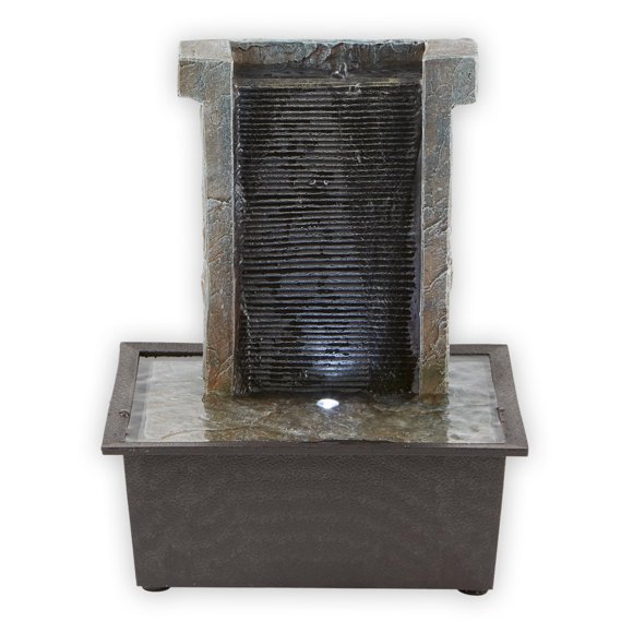 Fuente de Mesa Zingz & Thingz Piedra LED 21x15x26 cm