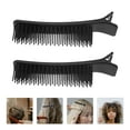 thumbnail image 3 of Clips de Coiffure Noirs Colorés pour Usage en Salon Portable Léger Matériau ABS 2 Pcs Petite Taille, 3 of 6