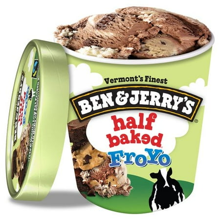 Ben & Jerry's Half Baked Frozen Yogurt, 16 oz