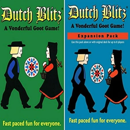 Dutch Card Game - Dutch Blitz Original and Expansion Pack Set Card Game