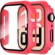 thumbnail image 1 of Yanonmyfd  2 Piezas Funda para Apple Watch Series 6/5/4/SE 3/SE 2/SE 40mm Protector Pantalla Vidrio Templado Incorporado,HD Protección Completa PC Dura Estuche Protective Case,Negro,40mm, 1 of 45