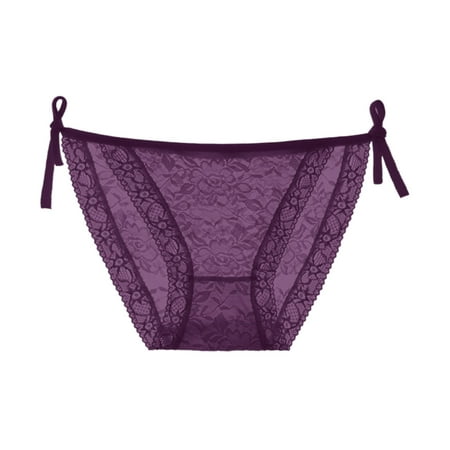 Upioiwer High Cut Panties For Women Seamless Thongs For Women Womens Seamless Panties Sexy Bikini Panties Lace Ladies High Waist Low Waist Panties Underpants For Women Shapewear Tummy Control Lace