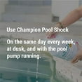 thumbnail image 5 of Champion Pool Shock, 12.5% Liquid Chlorinator for Swimming Pools, 1 Gallon - Fast-Acting Sodium Hypochlorite Sanitizer, Ready to Use, Non-Staining, Non-Scaling, Commercial Grade, 5 of 8
