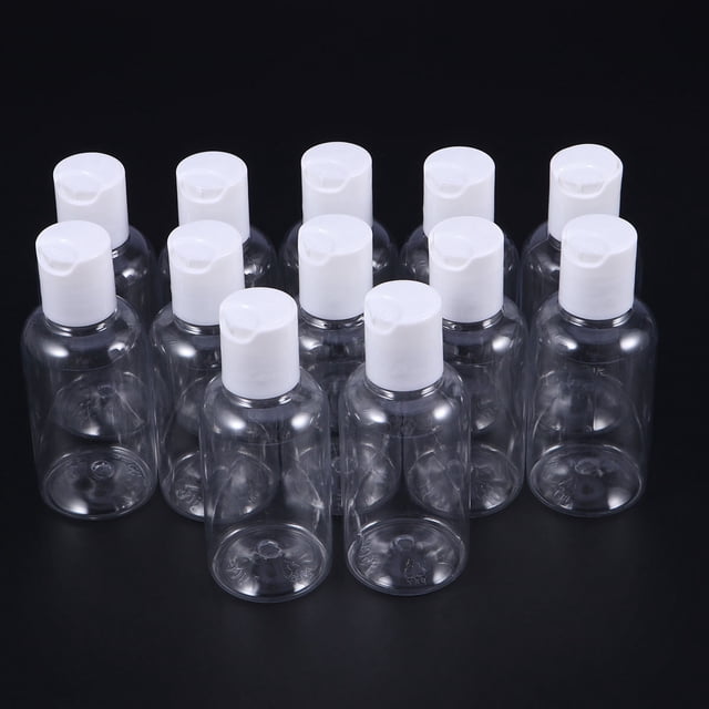 TEHAUX 24pcs Travel Moisturizer Container Storage Plastic Travel Size Bottles for Sports