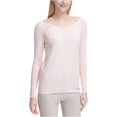 thumbnail image 2 of Suéter Calvin Klein con Detalle de Hardware para Mujer Rosa Mediano, 2 of 2