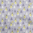 thumbnail image 1 of oneOone Cotton Poplin Twill Light Purple Fabric Christmas Winter Theme Sewing Craft Projects Fabric Prints By Yard 56 Inch Wide, 1 of 1