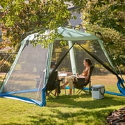 Coleman Camping Chair with Built-In 4-Can Cooler, Black