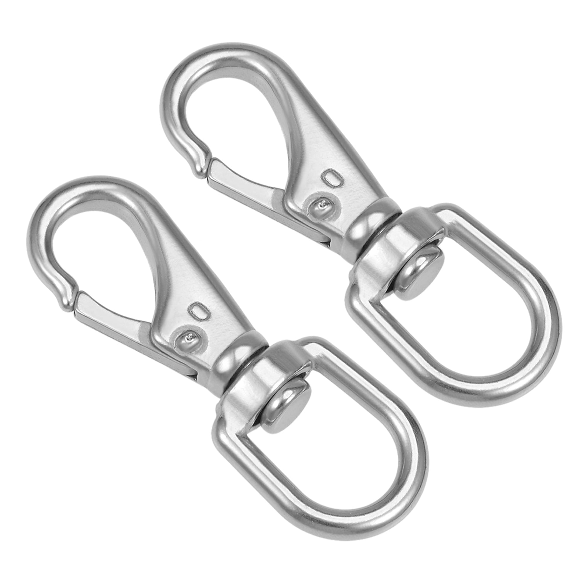Fixed Eye Hook,304 Stainless Steel 0 Carabiner Lock Boat Clip Hook