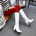 thumbnail image 3 of Botas cortas con botas gruesas para mujer, botines finos Jane Martin, botas simples de otoño e invierno, 3 of 4