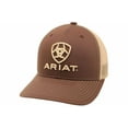 thumbnail image 2 of Ariat A300003102 Mens Embroidered Logo Snap Back Cap - Brown, 2 of 2