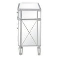 thumbnail image 3 of Beaumont Lane Commode à 2 Portes en Verre Miroir/marbre, Argent/transparent, 3 of 8