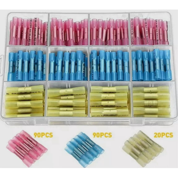 200X Assortment Heat Shrink Wire Connectors Electrical Terminals Crimp Seal*/*/*