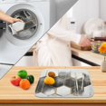 thumbnail image 3 of Yayeee Dish Drying Mat for Kitchen Counter 16" x 18" Microfiber Super Absorbent Coffee Decorative Pad, Gray Hexagons, 3 of 9