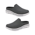thumbnail image 2 of 1 Paire Femmes Portative Sandale Design Solide Style Maille Couverture Diapositives Voyage Respirant Simple Conception Slipper Sandale Chaussures Gris Foncé Taille 40, 2 of 9