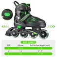 thumbnail image 5 of KAQINU Adjustable Inline Skates, Outdoor Inline Skates with Full Illuminating Wheels for Kids and Adults, Women, Girls and Boys, 5 of 7