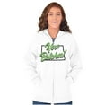 thumbnail image 3 of North Dakota You Betcha Midwest Slang Unisex Fleece Graphic Zip Up Hoodie Brisco Brands 5X, 3 of 5