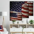 thumbnail image 5 of Design Art - Large American Flag Watercolor, 5 of 5