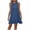 Navy, variant on Bosfbaoi Women's Sleeveless Ruffle Hem Mini Dress, Solid Color Loose Fit Casual Sundress, Soft Breathable Lightweight Dress for Daily Summer