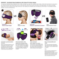 thumbnail image 6 of MUSICOZY - 3D Bluetooth 5.4 Sleep Headphones, Headband Sleep Headphones for Side Sleepers, Breathable Wireless Eye Mask, for Women and Men, Travel, 6 of 11
