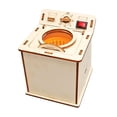 thumbnail image 3 of DIY Washing Machine,Wooden Science Experiment Learning Kid Toys,DIY Wooden Washing Machine Educational Toys,DIY Washing Machine Model Kits Building Toys,Electric Washing Machine Toy Model CUTICAT Lavadora de bricolaje, 3 of 8