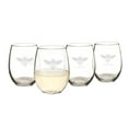 thumbnail image 3 of Bee Thankful 21 oz. Stemless Wine Glasses, 3 of 6
