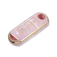 thumbnail image 1 of Funda para llave compatible con Mazda CX-3 CX-4, 3 botones, patrón de porcelana, moda, suave, TPU, rosa, mando a distancia, sin llave, inteligente, funda protectora, 1 of 1