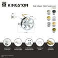 thumbnail image 4 of Kingston Brass KTRXS2 Belknap Side Mount Toilet Tank Lever in Polished Brass, 4 of 5
