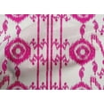 thumbnail image 4 of oneOone Organic Cotton Voile Fabric Paisley|Stripe & Circle Ikat Print Fabric By The Yard 42 Inch Wide, 4 of 4