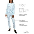 thumbnail image 3 of MeMoi Women's Bear and Campfire Fun Two-Piece PJ Set in a Bag - Womens - Female, L, Sky Blue, 3 of 9