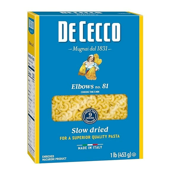 De Cecco Elbows Pasta, 16 Oz