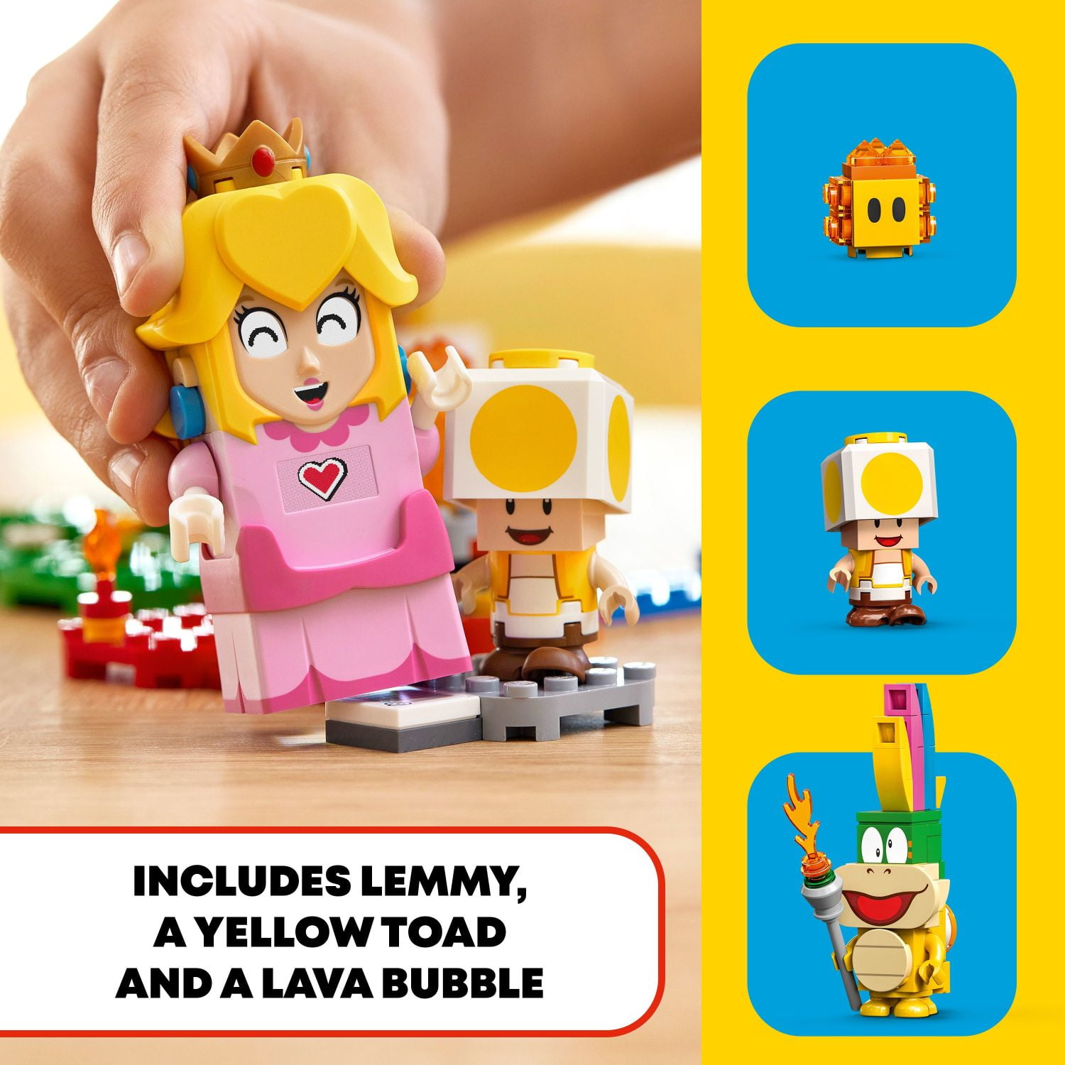 Peach　3点セット lego-adventures-with-peach-