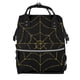 thumbnail image 1 of Disketp Golden Spider Web Mochila de Pañales de Gran Capacidad con Múltiples Bolsillos, Mochila de Viaje Multifuncional para Bebé, Unisex, Moderna y Resistente, 1 of 6