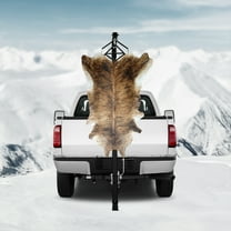 Peakora Hitch Mounted Deer Hoist, 600 Lbs Capacity Deer Hitch Game Hoist, Truck Deer Hoist for Outdoor Hunting Activities up to 600 Lbs 360 Degrees Swivel Mounted