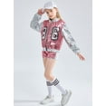thumbnail image 3 of LOLANTA Girls Sequin Dance Suit 4PCs Sparkle Hip Hop Jazz Dance Dresses Modern Dancing Outfits 4-16, 3 of 6