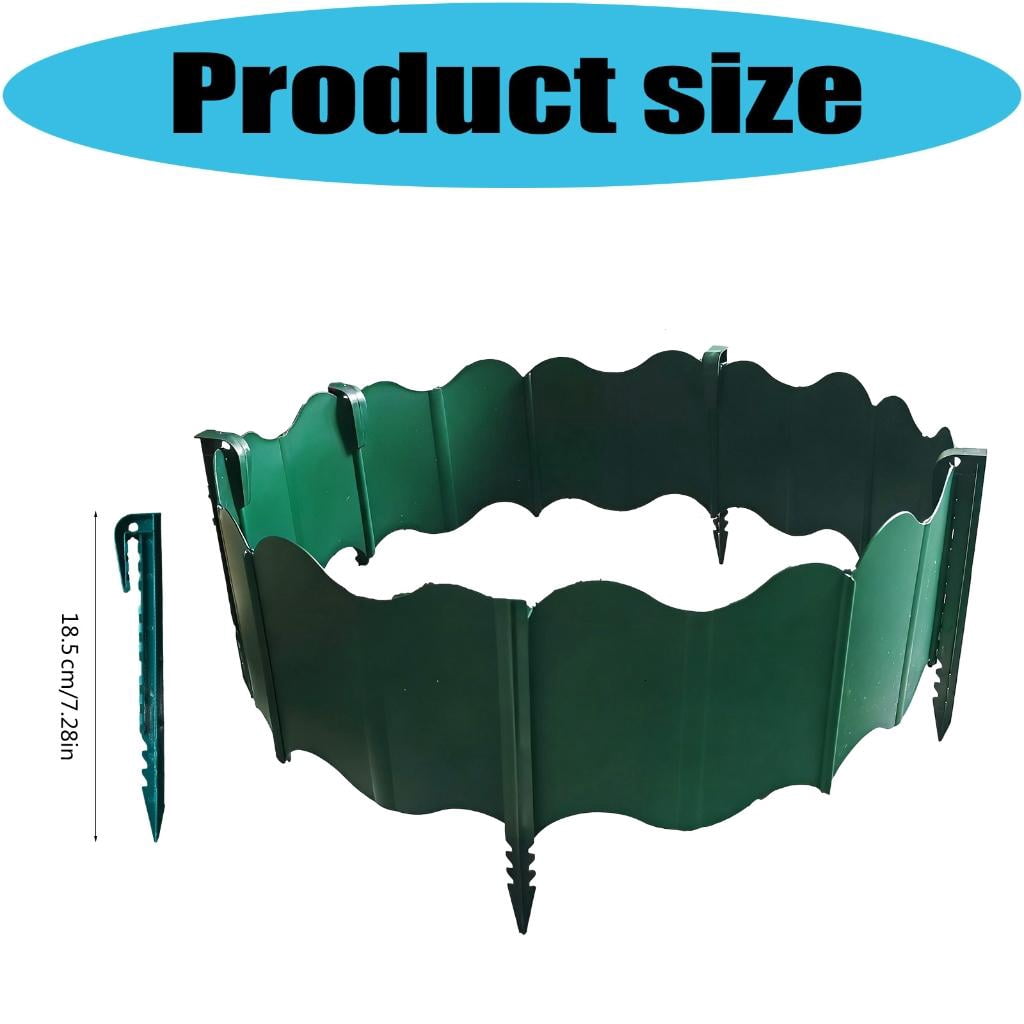 Giaone Fence Garden Edging Landscape Edging For Landscaping Flower Bed Border Outdoor Courtyard Edged Fence Garden