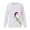 White, variant on Fesfesfes Ugly Xmas Sweater Womens Casual Long Sleeve Tops Christmas Print Pullover Sweatshirt Blouse Top