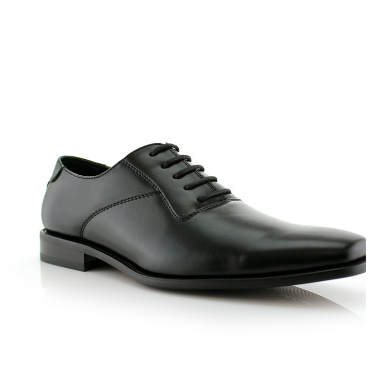 dækning Alle slags London Ferro Aldo Jeremiah MFA19277APL Black Color Men's Oxfords With Lace-up  Closure Leather Lining and Classic Square Toe Design Dress Shoes For  Everyday Wear - Walmart.com