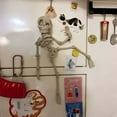 thumbnail image 6 of Poseable Skeleton Fridge Magnet, 3D Mini Skeletons with Movable Joints Fridge Magnets, Multi-Colors Skull Decor, Funny Goth Human Skeleton Magnetic Accents for Refrigerator, Kitchen,Night Green, 6 of 12