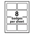 thumbnail image 4 of "Flexible Adhesive Name Badge Labels, 3.38 X 2.33, White/blue Border, 400/box | Bundle of 2 Boxes", 4 of 6