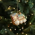 thumbnail image 2 of Christmas Tree Pendant – Multicolor Plastic Hanging Decoration Ornament for Tree & Window – Festive Scene & Character Designs – Holiday Decoration for Home & Gifting, 2 of 5