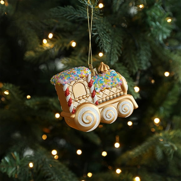 Colgante de árbol de Navidad de plástico para decoración de ambiente festivo, colgante para ventana de árbol de Navidad.