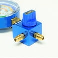 thumbnail image 4 of Mastercool 92518-53-1/4TP Single Ball Valve Manifold with 18" Hose R290 R600a Hydrocarbon, 4 of 7