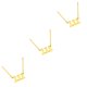 thumbnail image 1 of Sonducket Número encanto collar damas acero inoxidable gargantilla Navidad cuello cadena Type1 NO1, 1 of 6