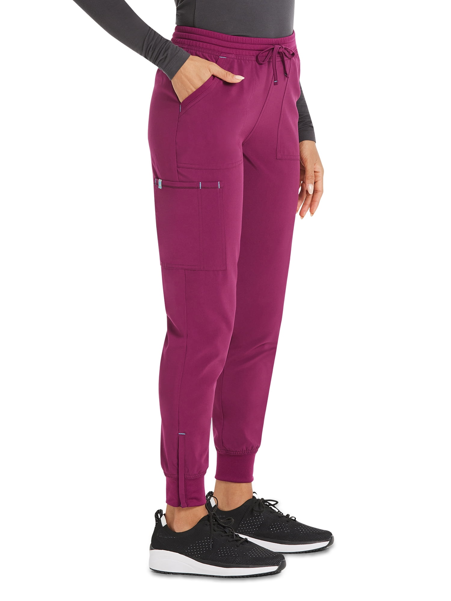 Scrubstar Women's Premium Performance Stretch Drawstring Jogger Cargo Scrub Pants, Sizes XS-3XL