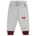 thumbnail image 3 of Infant Wes & Willy Heather Gray Virginia Tech Hokies Jie Jie Long Sleeve Bodysuit & Pants Set, 3 of 3