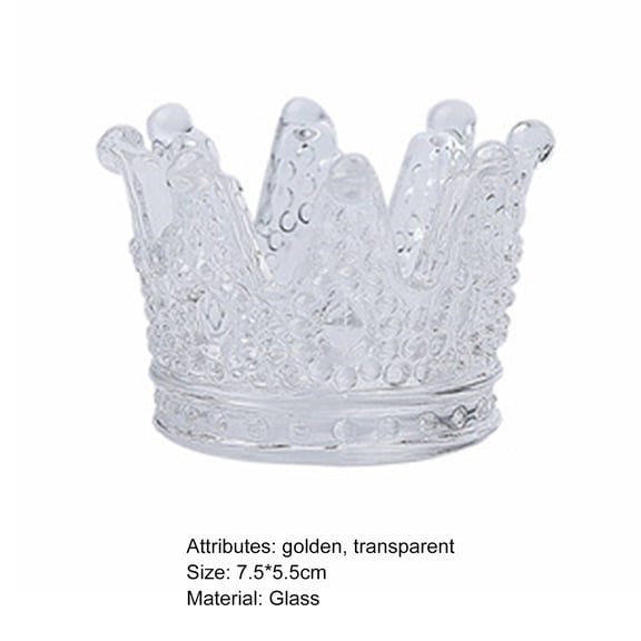 Mosey Storage Tray Three-dimensional Crown Shape Makeup Sponge Holder Artistic Beauty for Home