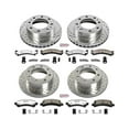 thumbnail image 3 of PowerStop Front and Rear Z36 Truck & Tow Carbon-Fiber Ceramic Brake Pad and Drilled and Slotted Rotor Kit Fits: CHEVROLET GMC Select Models K2029-36, 3 of 9