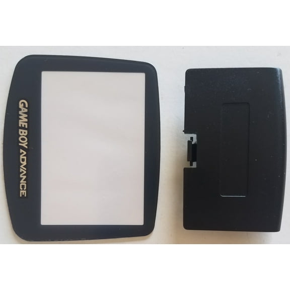 Black Nintendo Game Boy Advance (GBA) Replacement Battery Cover Lid Screen