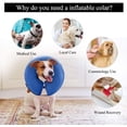 thumbnail image 4 of Inflatable Dog Cone Collar, Dog Rehabilitation Collar, Post-Operative Inflatable Dog Collar, Soft Dog Collar,M, 4 of 8